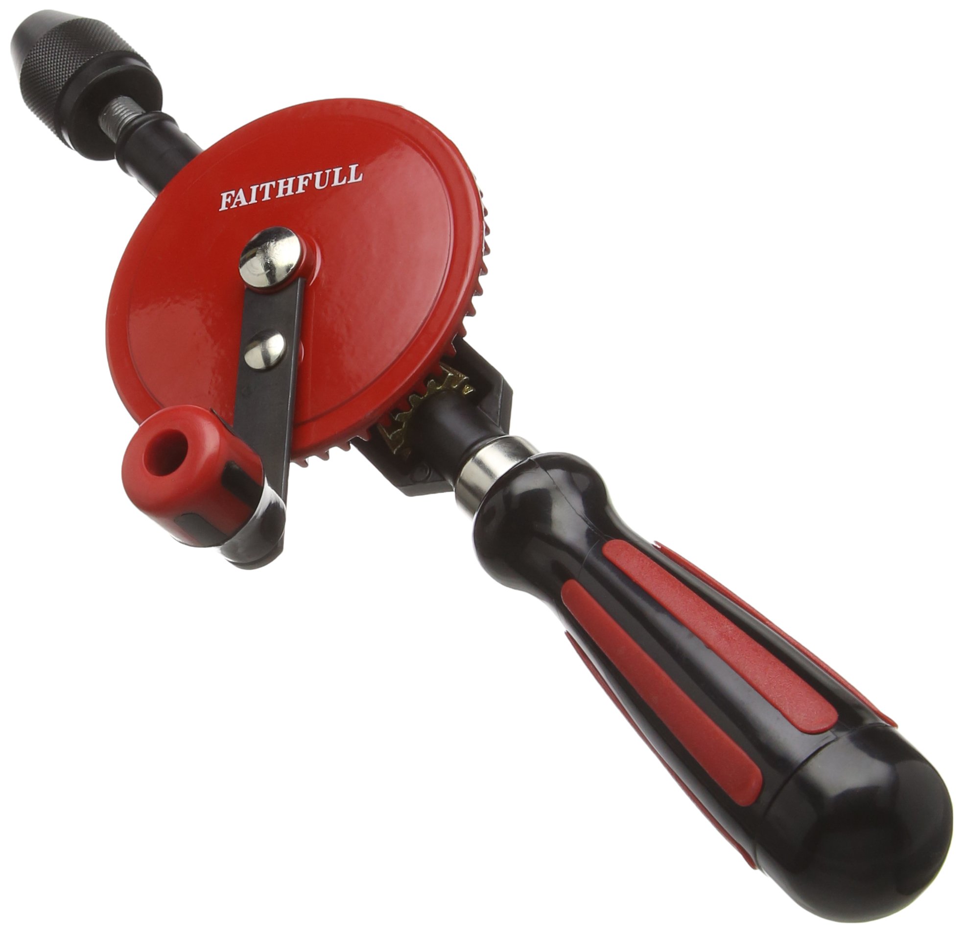 Faithfull FAIHANDDRILL Hand Drill Double Pinion 8.5mm Capacity