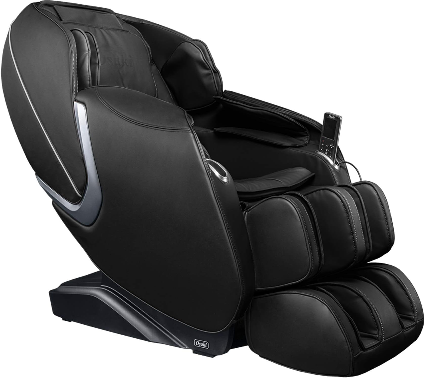 Osaki OS-Aster Zero Gravity S, L-Track Massage Massage Chair with Space Saving Technology in Black, 5 Massage Style, 6 Auto Massage Program, Foot Roller Massage, Outer Shoulder Massage