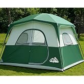 WildFinder Camping Tent 6 Person, Family Tent with Rainfly | Double Layer,Waterproof &amp; Windproof, Portable Easy Setup Tents for Camping, Suitable for Camping &amp; Hiking
