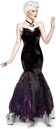 Amazon アースラ コスプレ 大人用 コスチューム ウィッグ 付き ハロウィン 衣装 イベント パーティー ディズニー リトルマーメイド 悪役 ヴィラン S 並行輸入品 コスプレ 仮装 通販