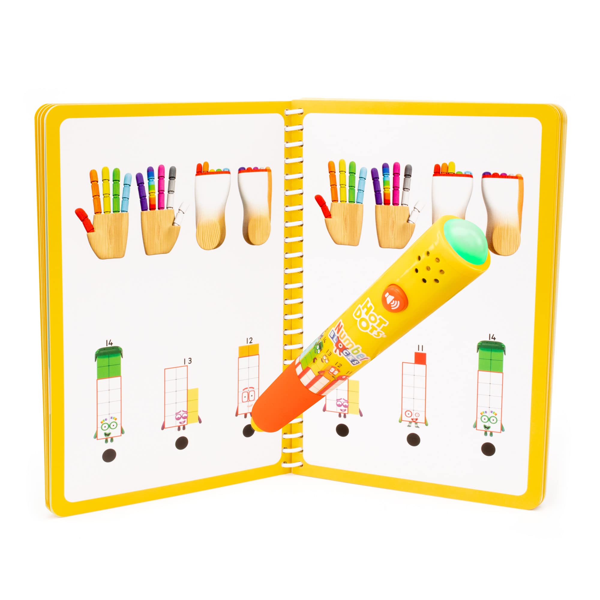 Educational Insights Hot Dots Numberblocks Workbook Numbers 11-20 with Interactive Pen - Learning Activities for Kids Ages 5+, Kindergarten Must Haves