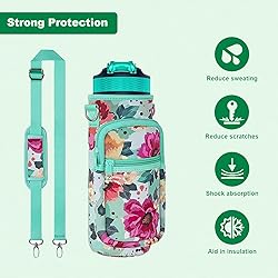 Water Bottle Carrier Bag, 25oz 32oz Crossbody Water