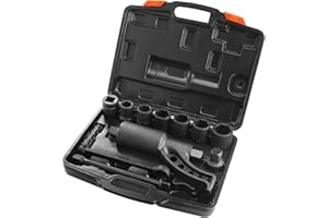 VEVOR Torque Multiplier, Heavy Duty Torque Multiplier Wrench Set, 1 Inch Drive Lug Nut Wrench Torque Multiplier, 1:64 6800N.m