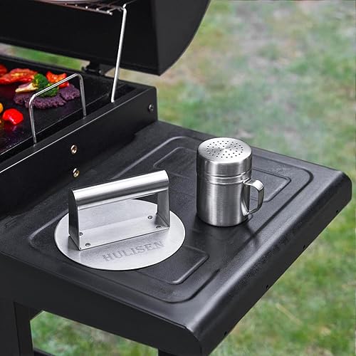 HULISEN Griddle Accessories for Blackstone, Stainless Steel Burger