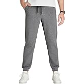 Idtswch 34/36/38/40 Long Inseam Mens Tall Sweatpants Fleece-Line Extra Long Joggers Pant with Zip Pockets
