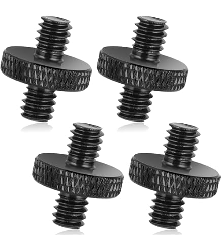 1/4 Thread Extension Mount - 4.7 Inch Heavy-Duty Aluminum Tube For DSLR, Action Cam & Phone Mounts