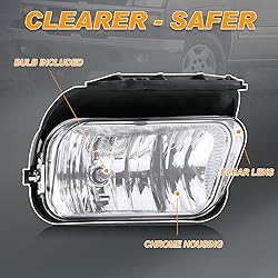 Nakuuly Fog Lights Compatible With 2003-2006 Chevy