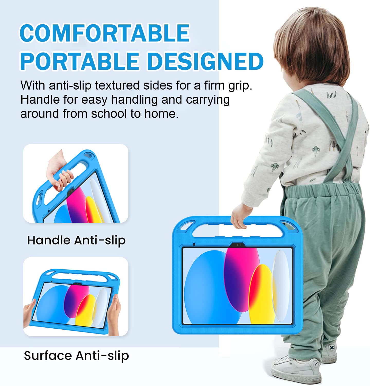 BMOUO Kids Case for iPad 11th Generation (A16) 11 Inch 2025/iPad 10th Generation 10.9