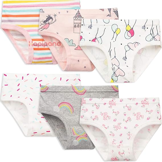 Amazon キッズ パンツ 6枚セット 綿100 通気 女児 女の子 パンツ