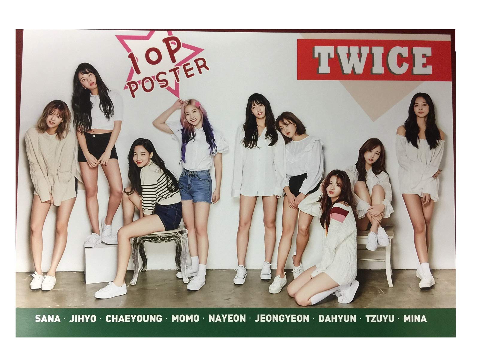 K-POP Twice Photo Poster (10 Pieces) (TWICE)