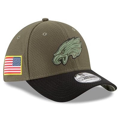New Era Philadelphia Eagles NFL 39THIRTY 2017 Sideline Salute to Service Hat