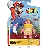 Jakks Pacific Super Mario 4 inch Action Figure Pom Pom with Boomerang