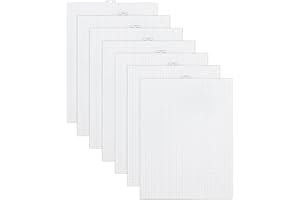 Cldamecy 7 Pieces 7 Count Clear Plastic Canvas Sheets Mesh Canvas for Craft Projects,Embroidery,Fish Tank Divider,Knit and Crochet Projects(13.2 x 10.2 Inch)
