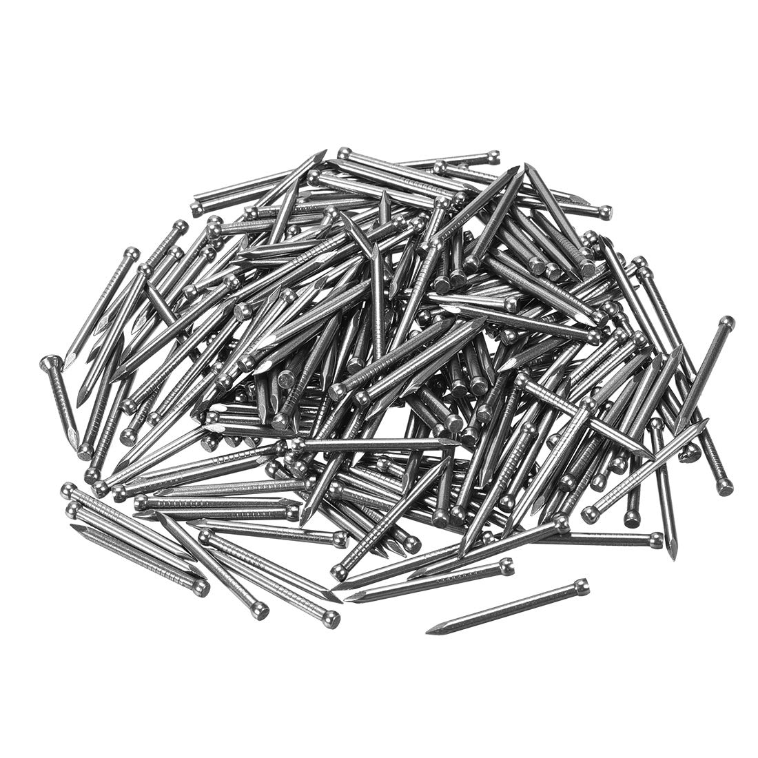 sourcing map Finishing Nails Hand-Drive Hardware Carbon Steel Nail 28mm 1.1-inches 200pcs