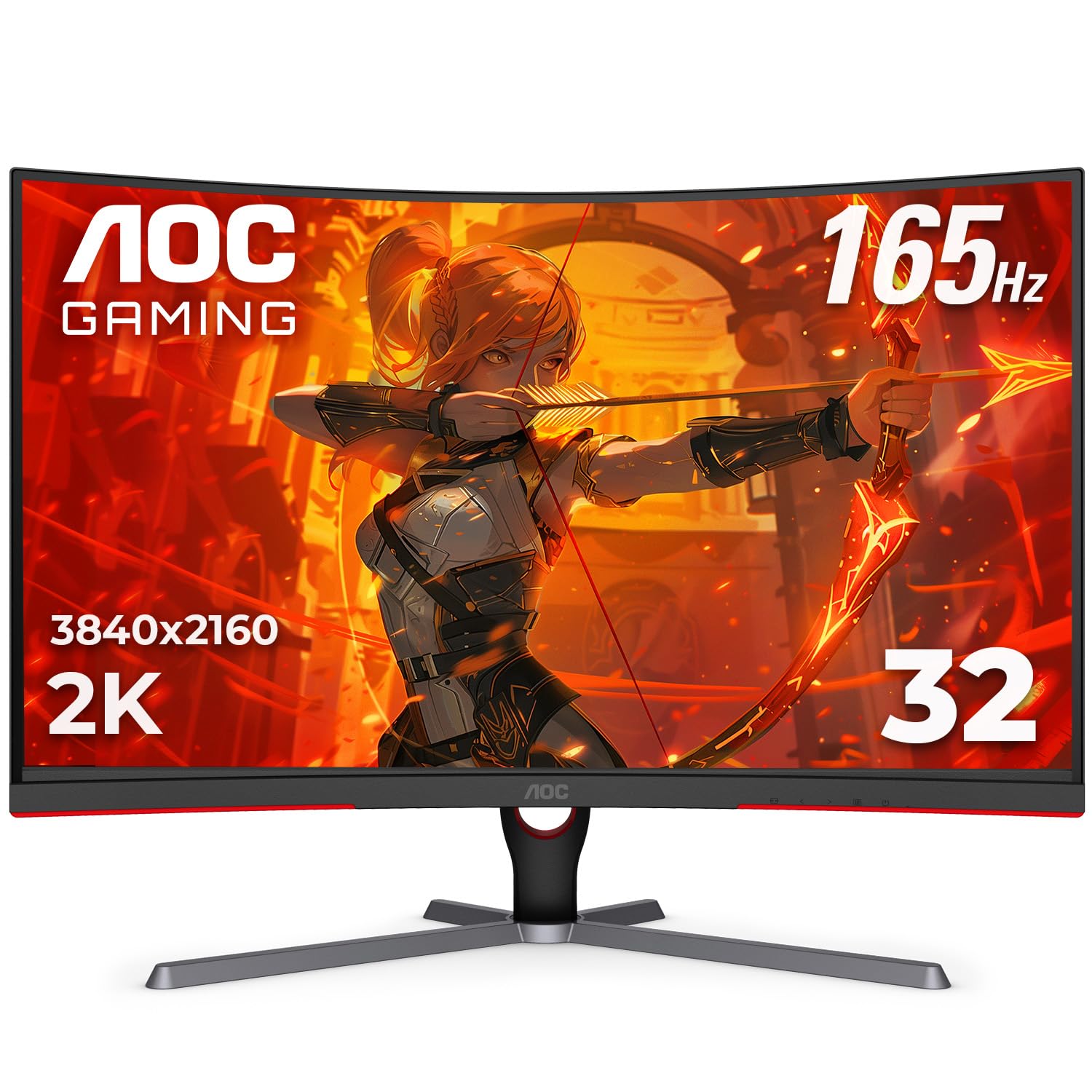 AOC CQ32G3SE 32" Curved Gaming Monitor 2K QHD