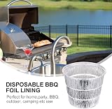 DOITOOL 12PCS Foil Tray Grease Bucket Liner for Smoker & Grill view 9