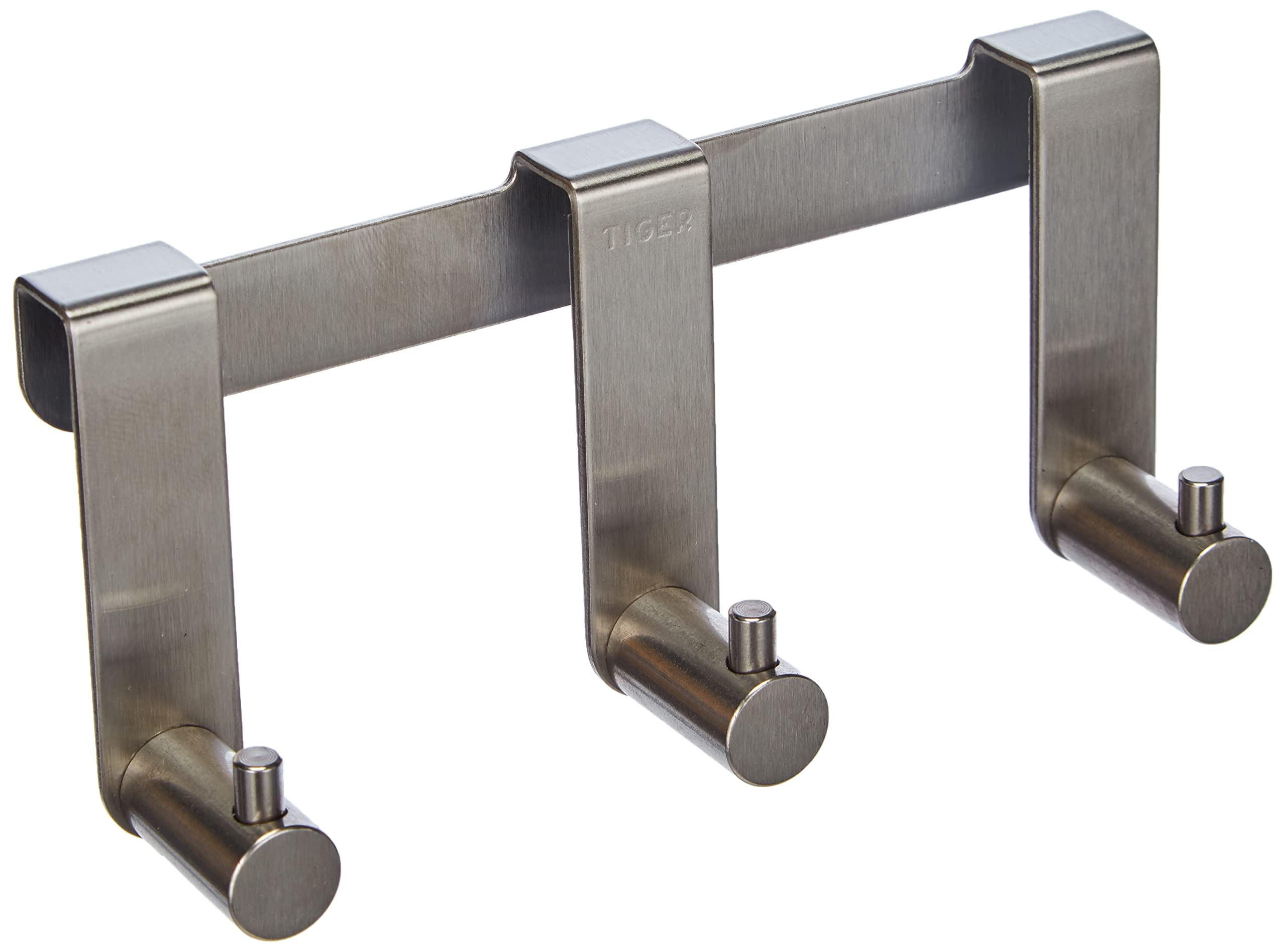 Tiger Rhino Shower enclosure, Towel hook 6-8 mm, Brushed stainless steel, 37x160x61mm