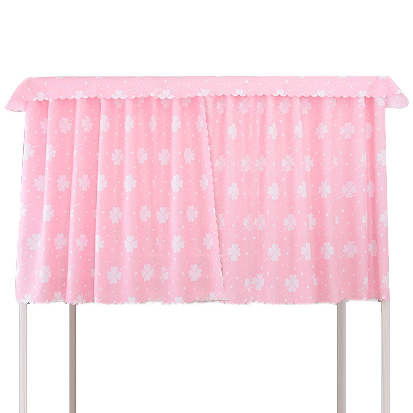 Millya Student Domitory Blackout Bed Curtain Galaxy Starry Bed Canopy Mosquito Nets Bunk Bed Tent (2PC+1Top Curtain(1.15 * 2M), Pink)