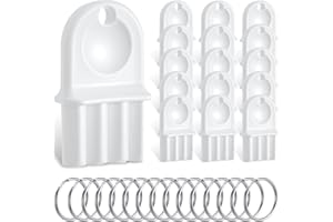 Geelin 15 Pcs 15 Pcs Paper Towel Key, Fits Most Commercial Toilet Dispensers & Paper Towel Dispensers for Janitors Maintenance Professionals, Universal Replacement (White)