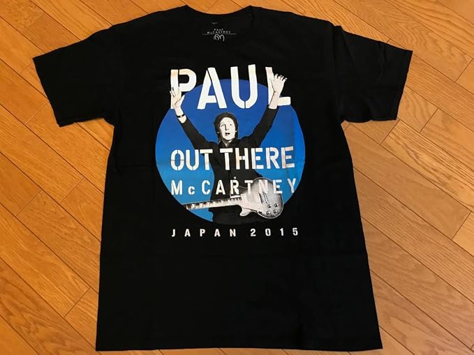 Amazon Beatles ビートルズ Paul Mccartney ポール マッカートニー 15 Out There ツアー 来日公演 日付 Tシャツ 4 23 サイズ Xl アイドル 芸能人グッズ 通販