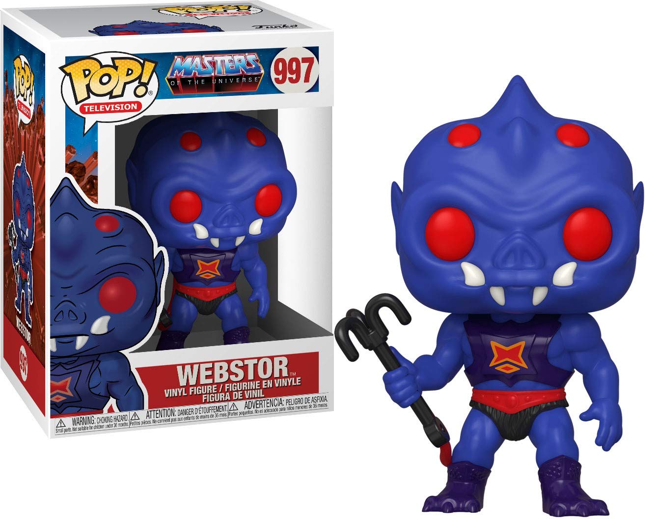 Funko POP! Animation: Masters Of the Universe-Webstor - Collectable Vinyl Figure - Gift Idea - Official Merchandise - Toys for Kids & Adults - TV Fans - Model Figure for Collectors and Display