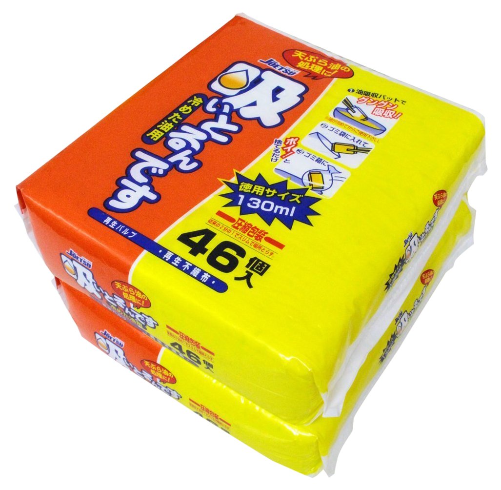 上越 【お買得パック】 廃油処理 冷めた油用 吸い取るんです 46個入×2パック (計92個) D-93商品画像