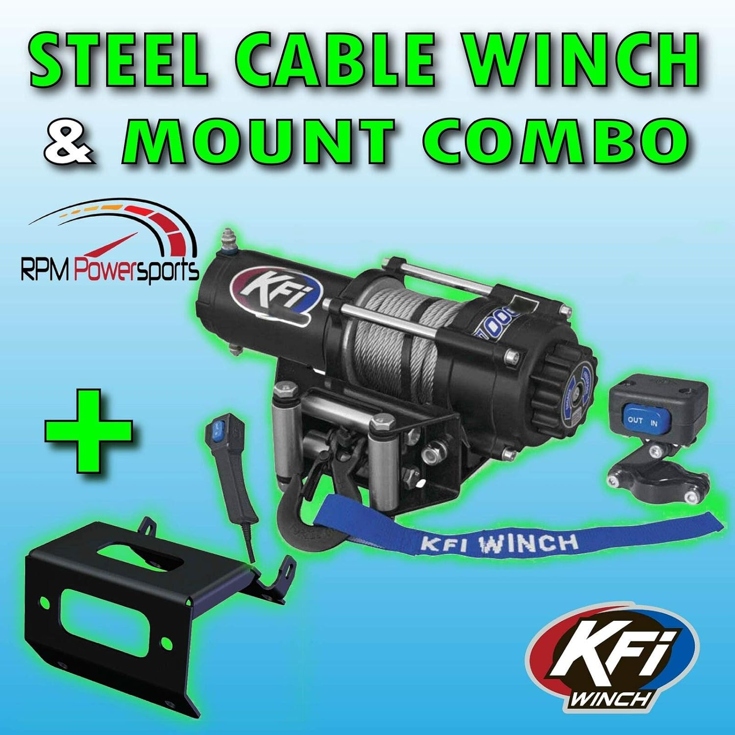 Auto Parts and Vehicles 100585 KFI Winch Mount Honda Foreman/Rubicon