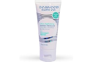 THE SEAWEED BATH CO. Seaweed Bath Co. Ultra-Hydrating Hand Rescue Hand Cream, Coconut Water Scent, 2 Ounce, Sustainably Harvested Seaweed, Sea Kelp, Arnica