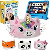 Toddler Headphones Wireless, Kids Bluetooth Earphones, Safe Volume - Wired School Headphones for Kids with 3.5 MM Jack and Travel Bag - Toddler Airplane Accessories for Boys & Girls - Pink Unicorn