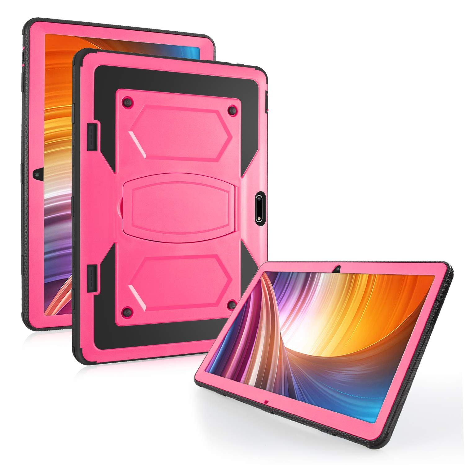 Mignova for Dragon Touch Max 10 Plus Case,Veidoo T10/T20 Tablet case,Meize K105/K106/K10110 inch case,FLYING TECH 10 inch case,Victbing 10 inch case,Lectrus 10 inch case,FEONAL 10 inch case(Pink)