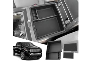 SXCY for 2024 2025 Toyota Tacoma Center Console Organizer for Toyota Tacoma 2025 Console Tray for 2024 2025 Tacoma Armrest Co