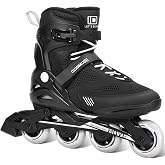 COSMOID Move - Adult Inline Skate Women Men | Professional Roller Skates Blades Adult Male Female, Indoor Outdoor and Fitness Black,Black&amp;Purple,White&amp;Purple,Size 5-12