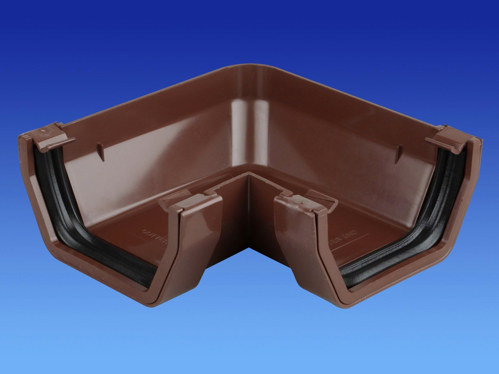 Wavin OSMA Squareline Angle (90 deg) 100mm Brown 4T803n