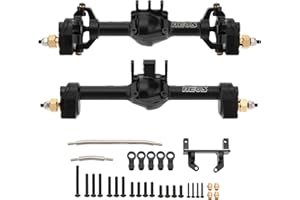 MEUS Racing +4mm TRX4M Portal Axles with Lay Down Servo Mount for Traxxas 1/18 TRX4M RC Crawler