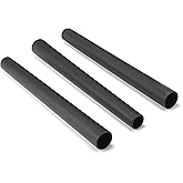 Shop-Vac 9061400 1.25 Inch Diameter Extension Wands, 3-Pack Set | Durable Black Plastic, Ideal for Extended Reach With 1.25 Inch Hoses