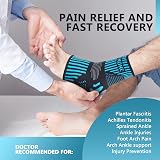 Lusenone Professional Ankle Support Brace 2 Pack Breathable Open Toe view 4