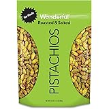 Wonderful Pistachios, No Shells, Roasted & Salted, 24 Ounce Resealable Bag