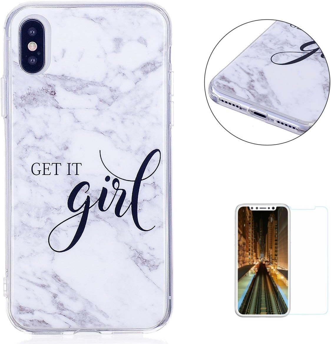 Avoir Images Amazon Com Kasehom Iphone X Tpu Case Marble Stone Texture salutations