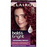 Clairol Bold & Bright Permanent Hair Dye, R6 Intense Cherry Hair Color, Pack of 1