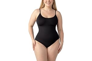 SHAPERMINT Scoop Neck Bodysuit for Women | Shapewear Body Suits for Women with Tummy Control