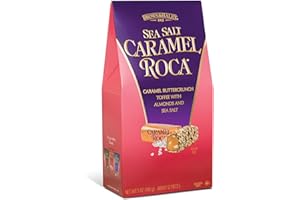 Almond Roca Stand-Up Box - 5oz Individually Wrapped Chocolate Candy - Caramel Buttercrunch Toffee with Almonds & Sea Salt - Gluten Free, Kosher, Chocolate