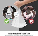 VISATOR Portable Foldable Potty for Toddlers 9.45x6.7 in Camp Car Travel view 2