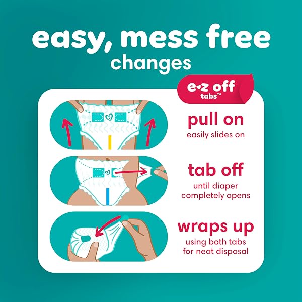 PAMPERS DIAPERS – CRUISERS 360 – SIZE 6, 104 COUNT, BABYPROOF UP TO 100% LEAKPROOF PULL-ON DIAPER