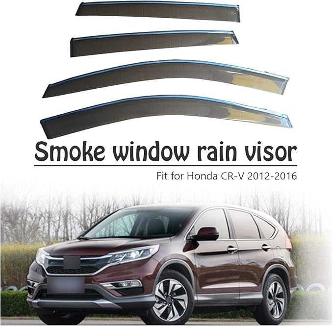Window Wind Deflectors For Honda CRV 2012 2013 2014 2015 2016 Window