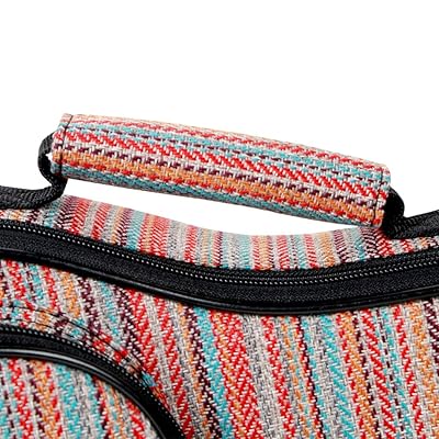 Buy Glenmi Multicolor Bohemian Ukulele Case Bag For Soprano Concert Tenor Ukulele 21 23 26 0 5 Inch Thick Padded Soprano 21 Inch Online In Indonesia B081px7jdc