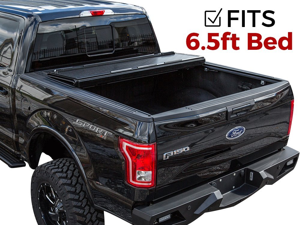 Gator Fx3 Hard Folding Tonneau Truck Bed Cover 2014 2018 Chevy Silverado Gmc Sierra 6 5 Ft Bed Amazon In Car Motorbike