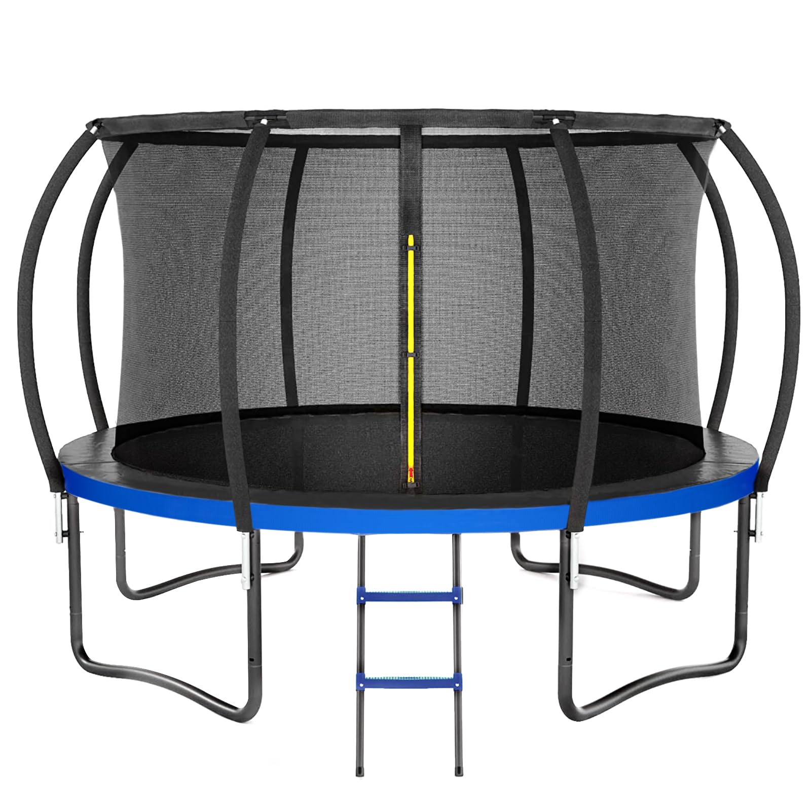 BCAN Trampoline 8FT 10FT 12FT 14FT 15FT 16FT Recreational Trampoline with Enclosure for Kids Adults, ASTM Approved, Outdoor Trampoline with Ladder for Kids