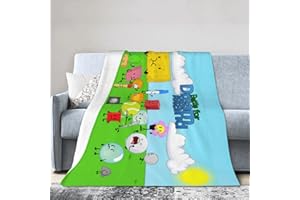 MZIUBIY Bfdi-Battle for Dream-Island Ultra-Soft Flannel Blanket Warm Air Conditioning Blanket Printing Quilt Bedding Home Decor 60"X50"