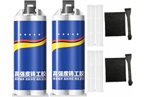 NVYUE Strong Foundry Glue,High Temperature Resistant Casting Repair,Metal Repair Glue,Premium Liquid Welding Filler for Metal Defects and Repairs(100ml,2Kit)