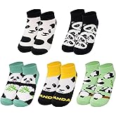 BAOKELAN Women Ankle Socks 5 Pairs Cotton No Show Sock Cute Low Cut Socks